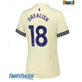 Everton Jack Grealish #18 Tricou Fotbal Replică 2025-26 Femei Deplasare